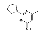6-METHYL-2-(PYRROLIDIN-1-YL)PYRIMIDIN-4-AMINE Structure