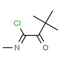 Butanimidoyl chloride,N,3,3-trimethyl-2-oxo- Structure