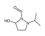 1-Pyrazolidinecarboxaldehyde, 5-hydroxy-2-(1-methylethyl)- (9CI) structure