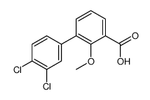 3-(3,4-dichlorophenyl)-2-methoxybenzoic acid结构式