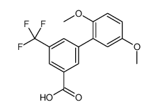 3-(2,5-dimethoxyphenyl)-5-(trifluoromethyl)benzoic acid结构式
