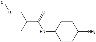 N-[(1R*,4R*)-4-Aminocyclohexyl]isobutyramide hydrochloride结构式