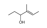 (E)-4-methyl-4-hexen-3-ol Structure