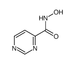 4-Pyrimidinecarboxamide, N-hydroxy- (9CI)结构式