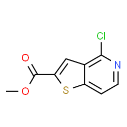 Methyl 4-chlorothieno[3,2-c]pyridine-2-carboxylate结构式