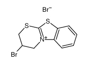 3-bromo-3,4-dihydro-2H-benzothiazolo(2,3-b)(1,3)thiazinium bromide结构式