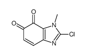 6,7-Benzimidazoledione,2-chloro-1-methyl-(7CI,8CI) structure