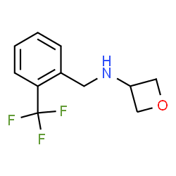 N-[2-(Trifluoromethyl)benzyl]oxetan-3-amine structure