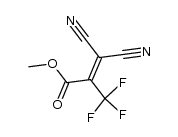 methyl 3,3-dicyano-2-(trifluoromethyl)acrylate Structure