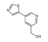 [5-(1,3-thiazol-5-yl)pyridin-3-yl]methanol Structure