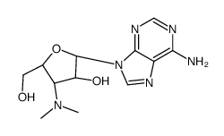 (2R,3S,4S,5S)-2-(6-aminopurin-9-yl)-4-(dimethylamino)-5-(hydroxymethyl)oxolan-3-ol Structure