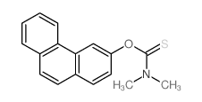 Carbamic acid,dimethylthio-, O-3-phenanthryl ester (8CI) Structure