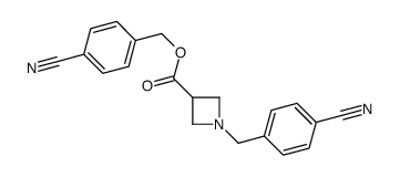 1-(4-Cyano-benzyl)-azetidine-3-carboxylic acid 4-cyano-benzyl ester Structure