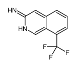 8-(trifluoromethyl)isoquinolin-3-amine结构式