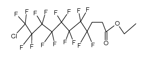 Ethyl 11-chloro-4,4,5,5,6,6,7,7,8,8,9,9,10,10,11,11-hexadecafluoroundecanoate结构式