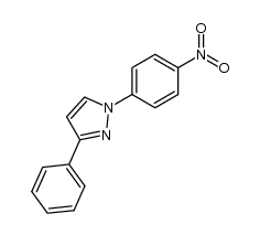 1-(p-nitrophenyl)-3-phenylpyrazole结构式