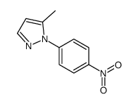 5-METHYL-1-(4-NITROPHENYL)-1H-PYRAZOLE structure