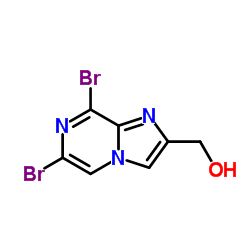 (6,8-Dibromoimidazo[1,2-a]pyrazin-2-yl)methanol structure