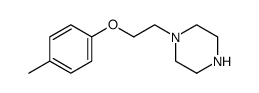 N-[2-(4-methylphenoxy)ethyl]piperazine Structure