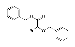 benzyl 2-bromo-2-phenylmethoxyacetate Structure