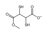 4-methoxy-4-oxo-2,3-bis(sulfanyl)butanoate Structure