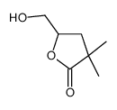 5-(hydroxymethyl)-3,3-dimethyloxolan-2-one Structure