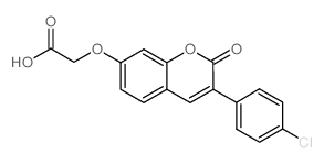 {[3-(4-Chlorophenyl)-2-oxo-2H-chromen-7-yl]-oxy}acetic acid picture