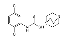 1,4-diazabicyclo[2.2.2]octane (2,5-dichlorophenyl)carbamodithioate结构式
