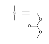 methyl 3-trimethylsilylprop-2-ynyl carbonate结构式