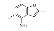 4-Benzofuranamine,5-fluoro-2-methyl-结构式