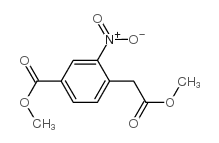 methyl 4-methoxycarbonylmethyl-3-nitrobenzoate结构式