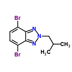 4,7-Dibromo-2-isobutyl-2H-benzotriazole结构式