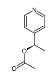 (R)-1-(4-pyridyl)ethyl acetate结构式