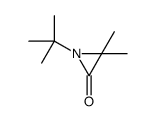 1-tert-butyl-3,3-dimethylaziridin-2-one Structure