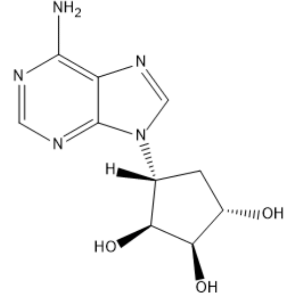 (-)-5′-Noraristeromycin Structure