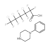 1-phenylpiperazine; 3,5,6-trichloro-2,2,3,4,4,5,6,6-octafluoro-hexanoic acid picture