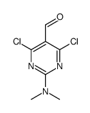 4,6-dichloro-2-(dimethylamino)pyrimidine-5-carbaldehyde Structure