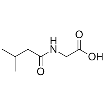 N-Isovalerylglycine Structure