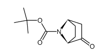 (1S,4R)-2-氧代-7-氮杂双环[2.2.1]庚烷-7-羧酸叔丁酯结构式