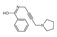 N-(4-pyrrolidin-1-ylbut-2-ynyl)benzamide结构式