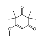 5-methoxy-2,2,6,6-tetramethyl-cyclohex-4-ene-1,3-dione结构式