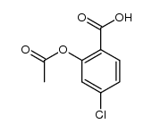 2-carboxy-5-chlorophenyl acetate结构式