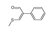 3-methylthio-2-phenylacrolein结构式