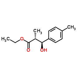 Benzenepropanoic acid,-ba--hydroxy--alpha-,4-dimethyl-, ethyl ester, (R*,S*)- (9CI) Structure