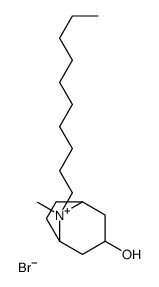 8-decyl-8-methyl-8-azoniabicyclo[3.2.1]octan-3-ol,bromide结构式