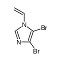 4,5-dibromo-1-vinylimidazole结构式