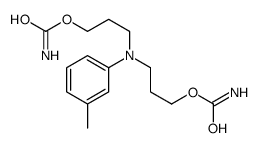 3,3'-(m-Tolylimino)bis(1-propanol)dicarbamate结构式