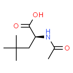 Leucine,N-acetyl-4-methyl- (9CI) structure