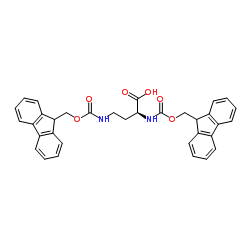 (S)-2,4-双((((9H-芴-9-基)甲氧基)羰基)氨基)丁酸图片