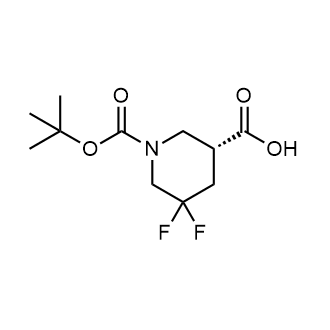 (3r)-1-[(tert-butoxy)carbonyl]-5,5-difluoropiperidine-3-carboxylicacid picture